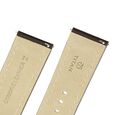 24 mm Brown Genuine Leather Strap for Men - image number 4