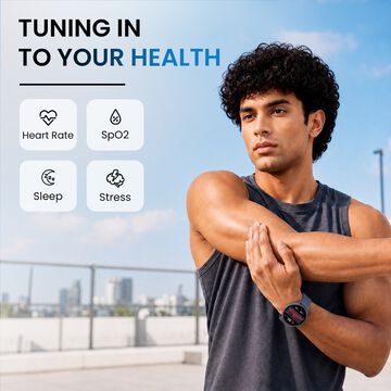 Fastrack Smart Revoltt XR1 Pro Smartwatch with 3.63 cm AMOLED Display BT Calling & Health Tracking