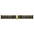 20 mm Black & Golden Ceramic & Metal Strap for Men - image number 0