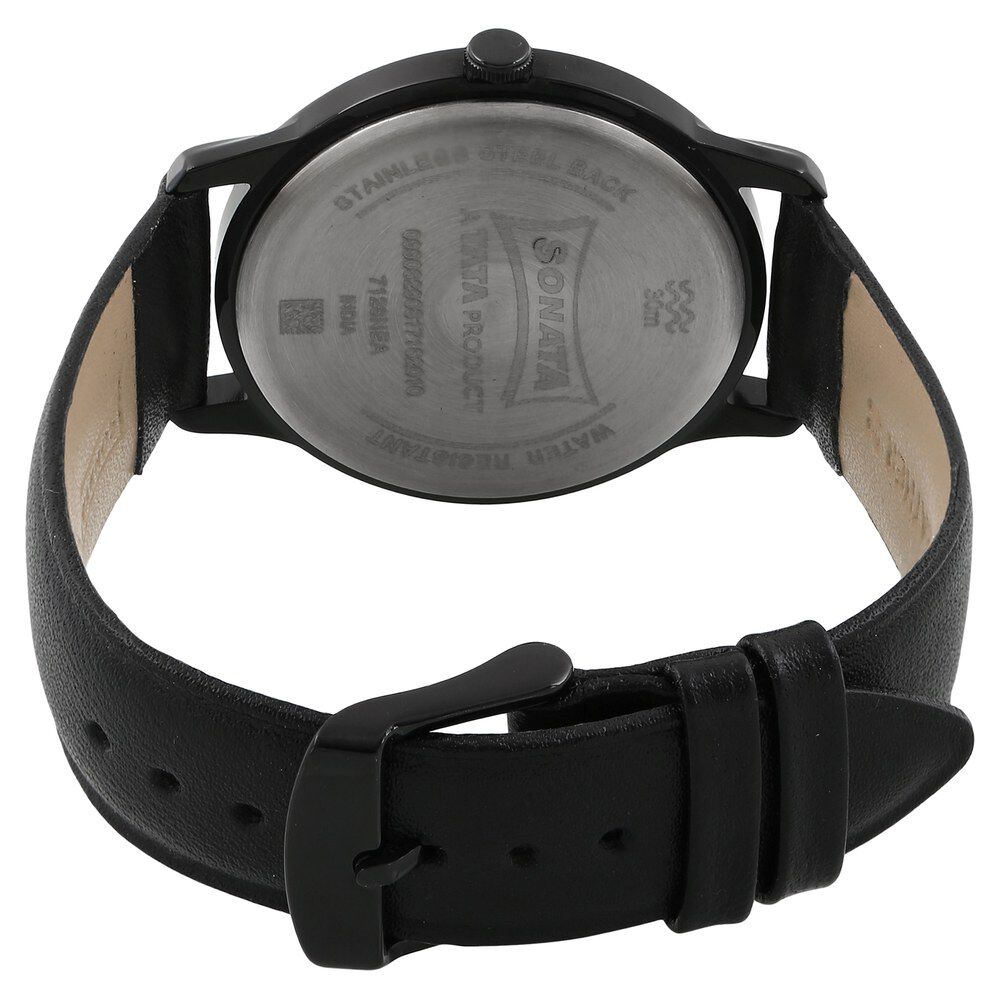 Black store sonata watch