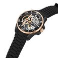 Kenneth Cole Automatic Black Dial Black Silicone Strap Watch For Men - image number 2