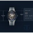 Titan Ceramic Fusion Automatic Blue Dial Silver Dual-Toned Stainless Steel Bracelet Watch for Men - image number 7