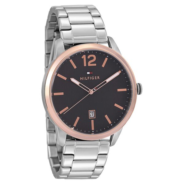 Tommy Hilfiger Quartz Analog with Date Grey Dial Stainless Steel Strap Watch for Men - image number 1