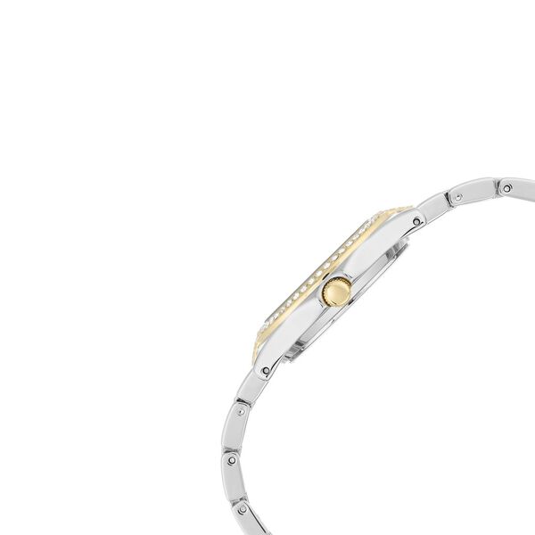 Anne Klein Quartz Analog Mother of Pearl Dial Metal Strap Watch for Women - image number 1