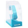 Sonata Quartz Analog with Day and Date Black Dial Leather Strap Watch for Women - image number 4