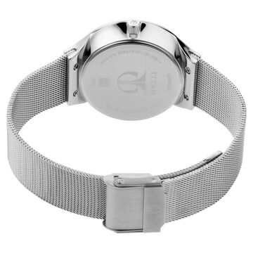 Titan Workwear Black Dial Quartz Multifunction Metal Strap watch for Women