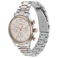 Sonata Quartz Multifunction Pink Dial Two Toned Stainless Steel Strap Watch For Men - image number 3