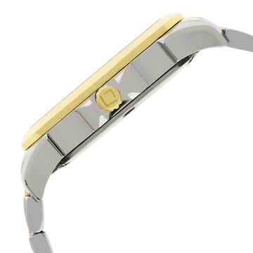 Xylys Swiss Analog with Date Two Toned Stainless Steel Strap White Dial Watch For Women