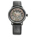 Titan Magnate Automatic Black Dial Black Leather Strap Watch for Men - image number 2