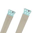 12 mm Blue Genuine Leather Strap for Women - image number 4