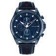 Tommy Hilfiger Multifunction Blue Dial Blue Color Leather Strap Watch For Men - image number 0