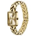 Poze By Sonata Quartz Analog Golden Dial Gold Metal Strap Watch For Women - image number 4