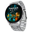 Fastrack Radiant FX4 Premium Metal Smartwatch with 3.8 cm EdgeX AMOLED Display, Functional Crown
