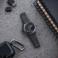 Sonata Poze Quartz Analog Black Dial Black Color Stainless Steel Strap Watch For Men - image number 0