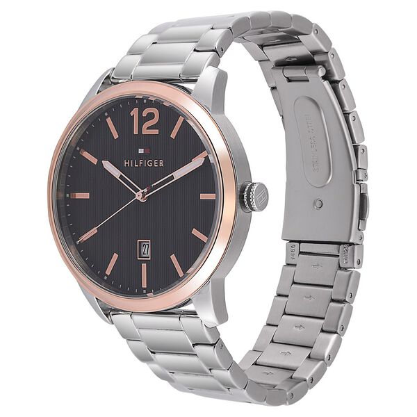 Tommy Hilfiger Quartz Analog with Date Grey Dial Stainless Steel Strap Watch for Men - image number 2