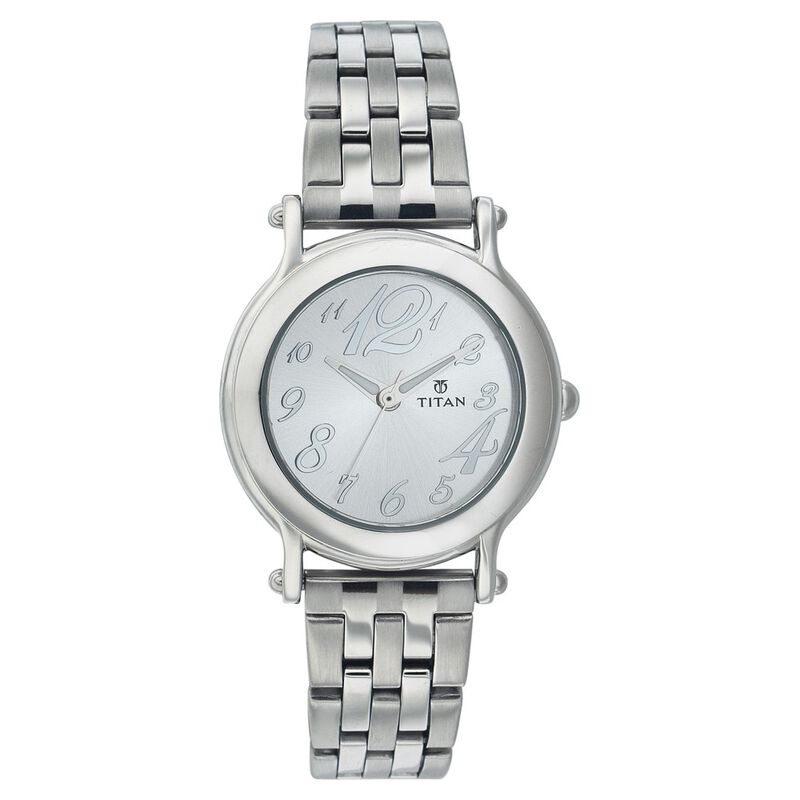 Titan Quartz Analog Black Dial Watch for Women