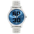 Fastrack Bold Quartz Analog Blue Dial Stainless Steel Strap Watch for Guys