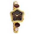 Sonata Utsav Pink Dial Rose Gold Bi Metal Strap Watch for Women