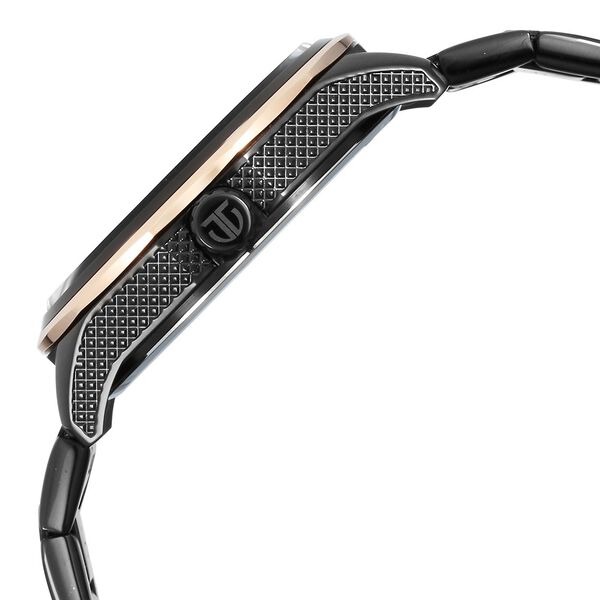 Titan Regalia Opulent Quartz Analog with Date Black Dial Black Stainless Steel Strap Watch for Men - image number 3