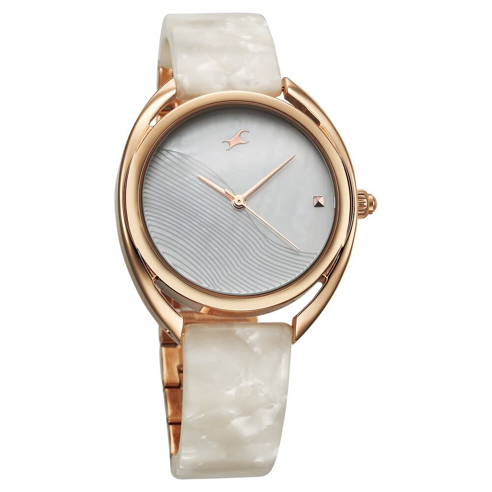 Fastrack white watch for ladies new arrivals