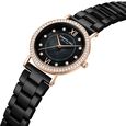 Kenneth Cole Quartz Analog Black Dial Black Ceramic Strap Watch For Women - image number 3