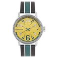 Fastrack Varsity Quartz Analog Yellow Dial Leather Strap Watch for Guys - image number 0