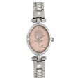 Titan Quartz Analog Black Dial Stainless Steel Strap Watch for Women