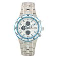 Titan Quartz Chronograph Grey Dial Stainless Steel Strap Watch for Men