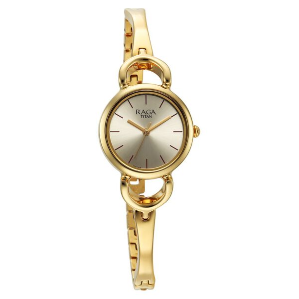 Titan Raga Champagne Dial Watch for Women - image number 1