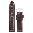22 mm Brown Genuine Leather Straps for Men - image number 0
