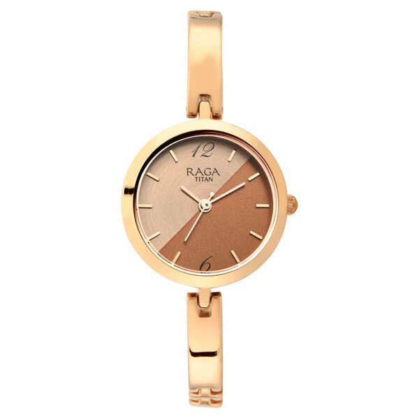 Titan Raga Viva Bicolour Dial Women Watch With Metal Strap - image number 1