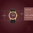 Titan Karishma Regal Classic Day-Date Men's Dress Watch - image number 3