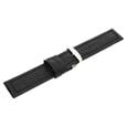 22 mm Black Genuine Leather Strap for Men - image number 3