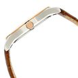 Xylys Swiss Analog with Date Brown Leather Strap Silver Dial Watch For Men - image number 3