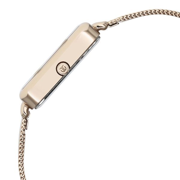Titan Slimline Quartz Analog Mother Of Pearl Dial Rose Gold Stainless Steel Strap Watch for Women - image number 3