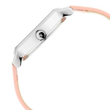 Fastrack Animal Print Quartz Analog with Date Rose Gold Dial Leather Strap Watch for Girls