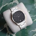 Titan Men's Timeless Style Watch: Refined White Dial and Metal Strap