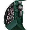 Ducati Quartz Multifunction Black Dial Green Silicone Strap Watch For Men - image number 3