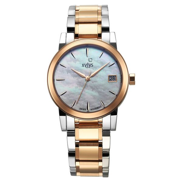 Xylys Ethereum Swiss Analog Stainless Steel White Dial Watch for Women - image number 0