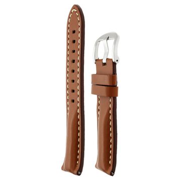 24 mm Brown Genuine Leather Straps for Men