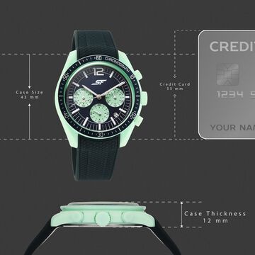 SF Genesis Bold Chronograph Watch for Men with Blue Strap