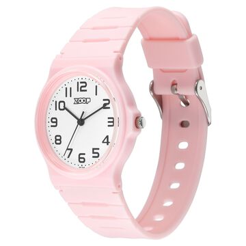 Zoop By Titan Back To School Quartz Analog White Dial Polyurethane Strap Kids Watch