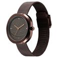 Fastrack Gelato brown multifunction metal strap watch with Chocolate dial for Girls - image number 2