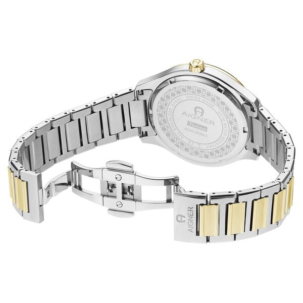 Aigner Quartz Analog Silver Dial Two Toned Stainless Steel Strap Watch For Men - image number 2
