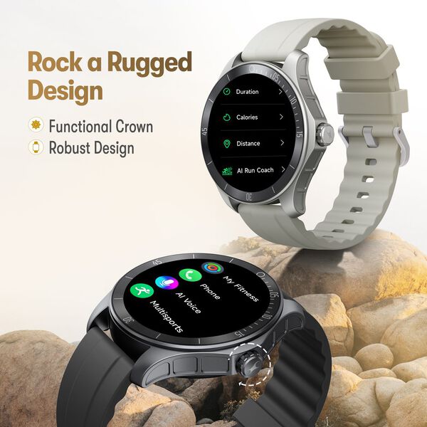Fastrack Rogue with 3.5 CM UltraVU HD Display Sporty Smartwatch Functional Crown with AI Coach and Auto Multisport Recognition - image number 6