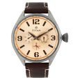 Titan Analog Black Dial with Date Leather Strap Watch for Men