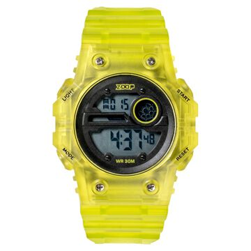 Zoop Mystic Digi Digital Watch For Boys With Transparent Green Finish From House Of Titan