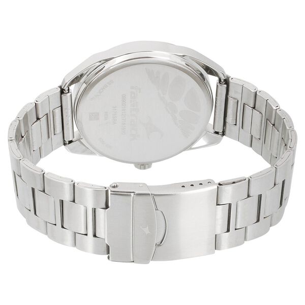 Fastrack Varsity Quartz Analog Black Dial Stainless Steel Strap Watch for Guys - image number 3