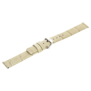 10 mm Off White Genuine Leather Strap for Women