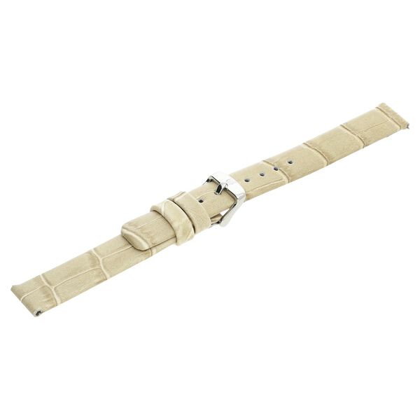 10 mm Off White Genuine Leather Strap for Women - image number 3